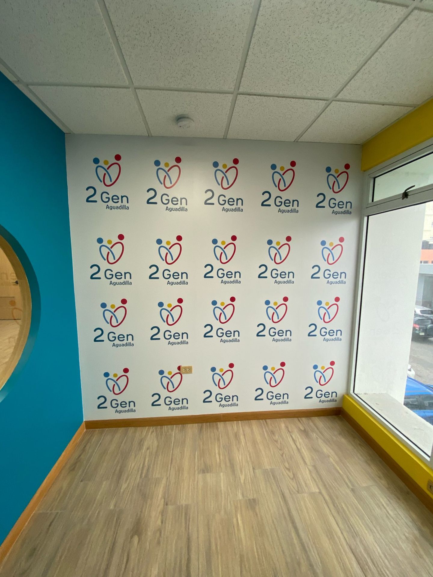 2Gen Aguadilla step and repeat backdrop wall